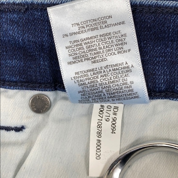 Express Denim Perfect Dip Dye Ankle Legging - Picture 10 of 10